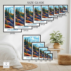 Lake Superior Print - Great Lakes-This Art World