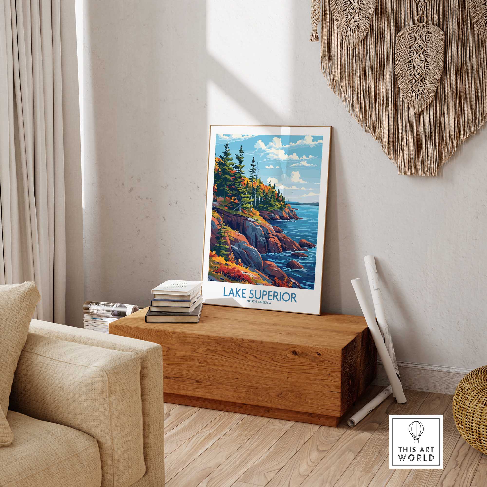 Lake Superior Print - Great Lakes-This Art World