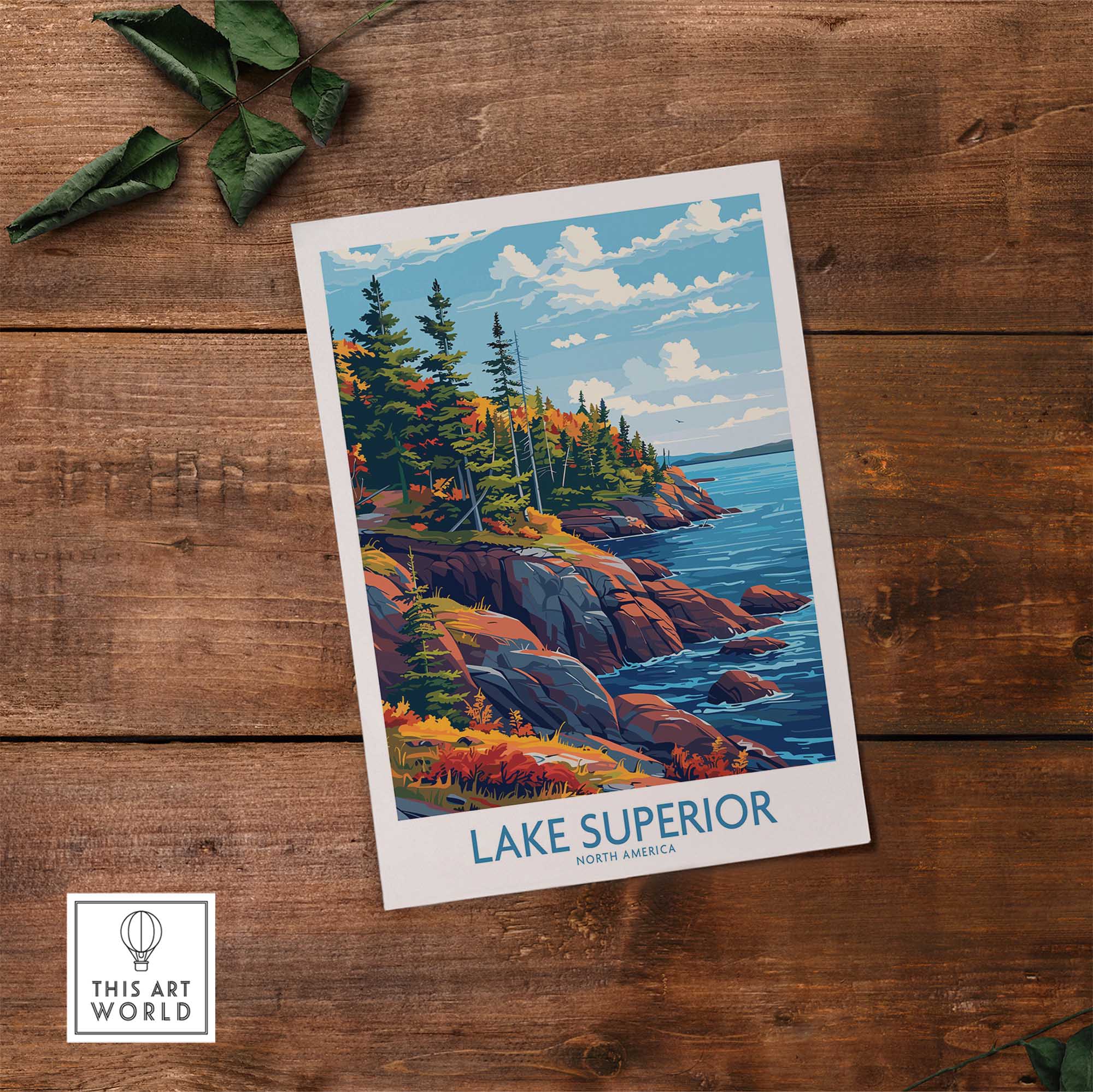 Lake Superior Print - Great Lakes-This Art World