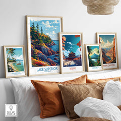 Lake Superior Print - Great Lakes-This Art World
