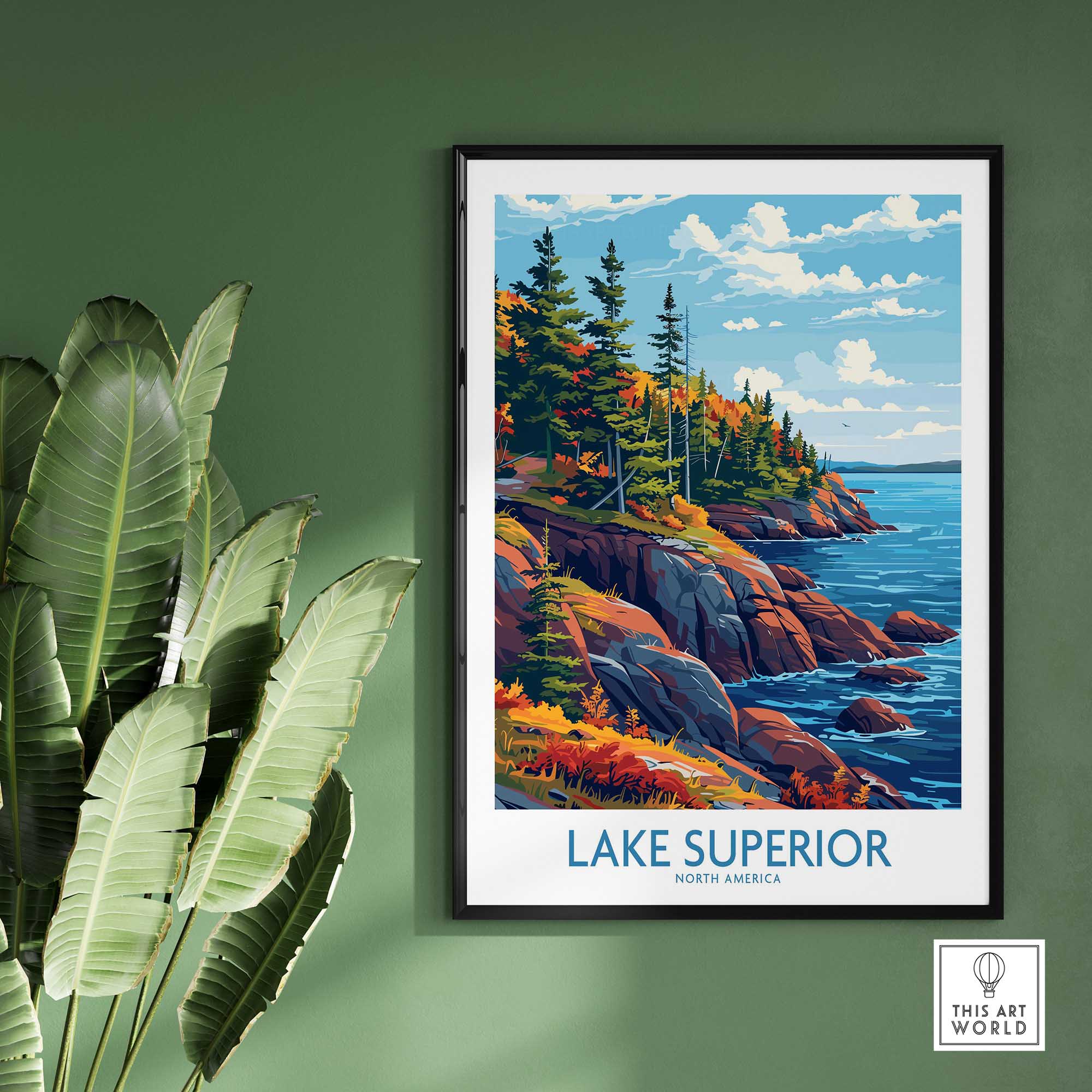 Lake Superior Print - Great Lakes-This Art World