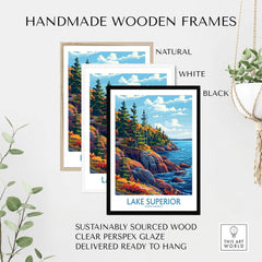 Lake Superior Print - Great Lakes-This Art World