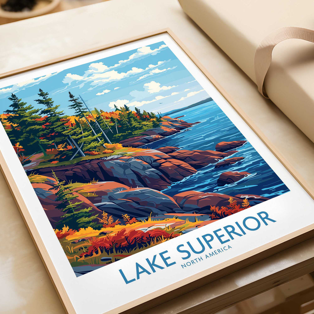 Lake Superior Print - Great Lakes-This Art World