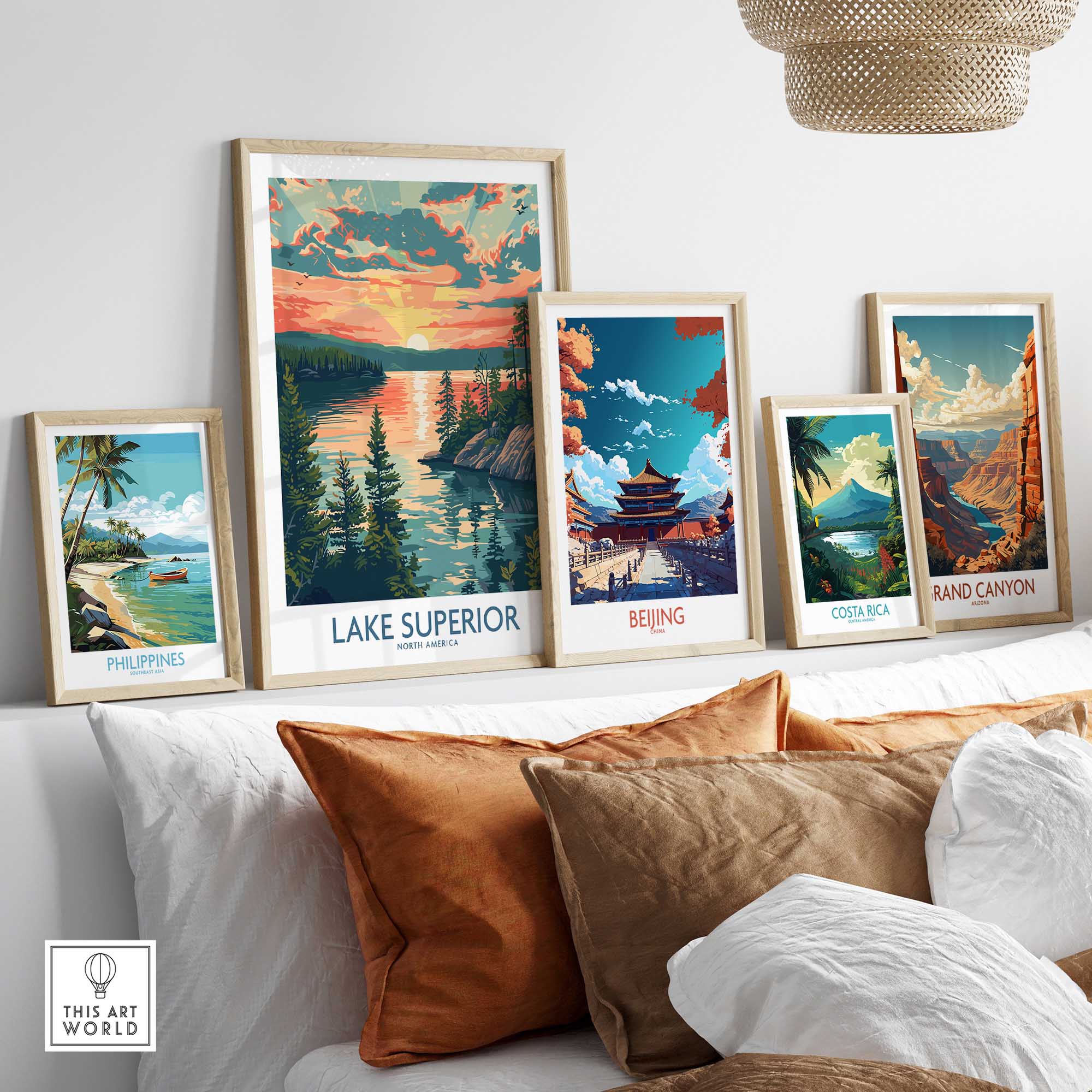 Lake Superior Travel Poster-This Art World