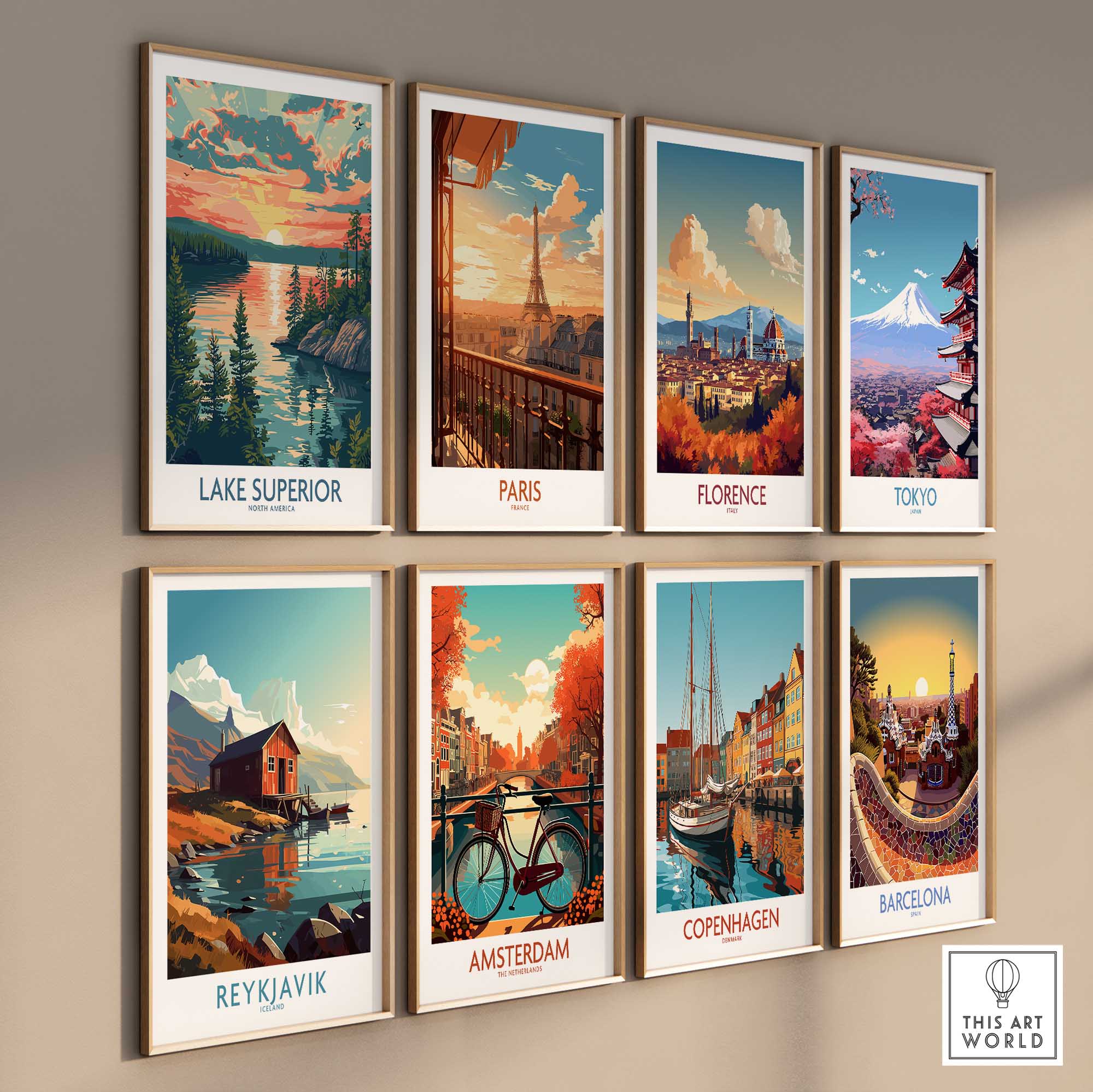 Lake Superior Travel Poster-This Art World