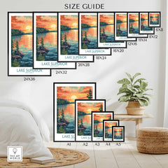 Lake Superior Travel Print-This Art World