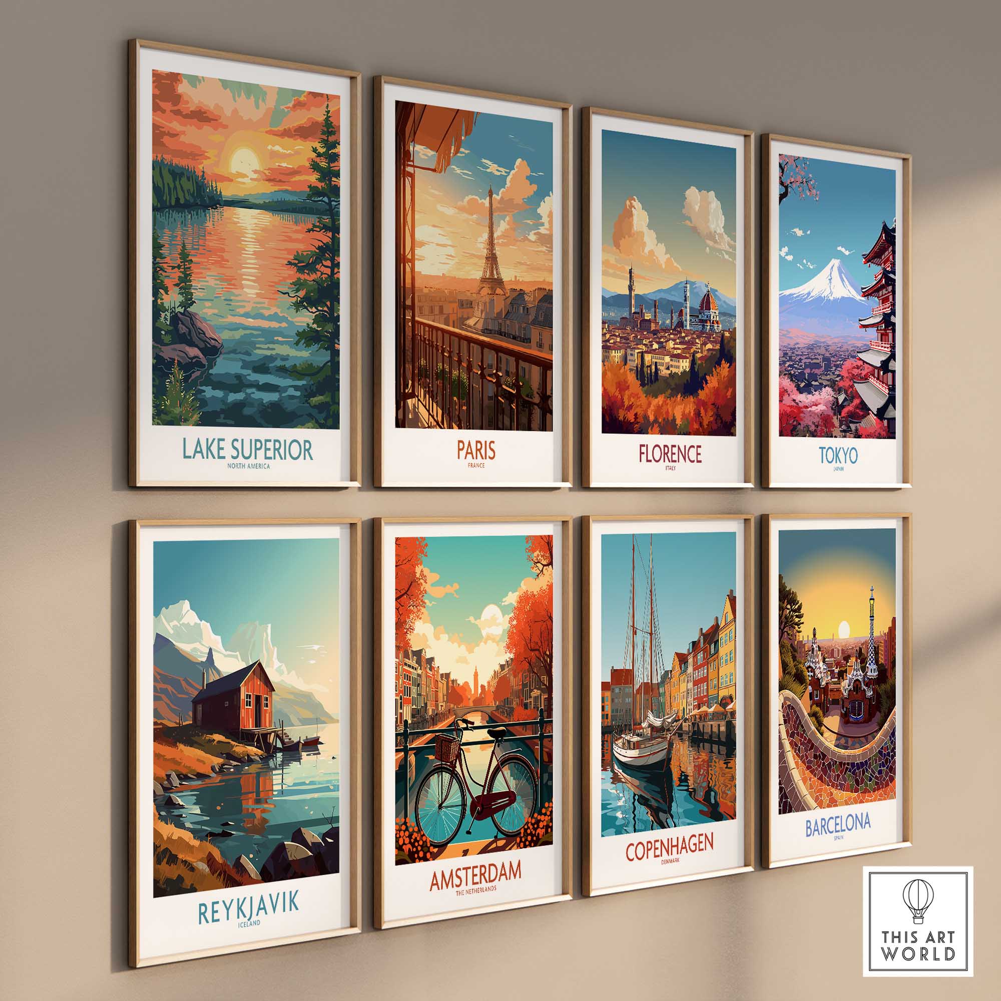 Lake Superior Travel Print-This Art World