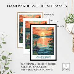 Lake Superior Travel Print-This Art World