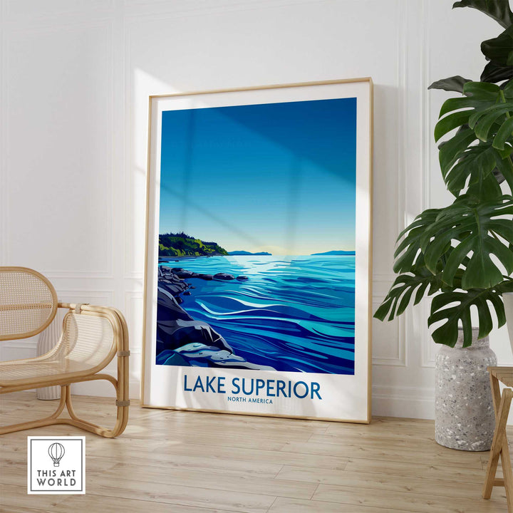 Lake Superior Wall Art Print-This Art World