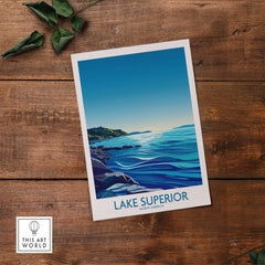 Lake Superior Wall Art Print-This Art World