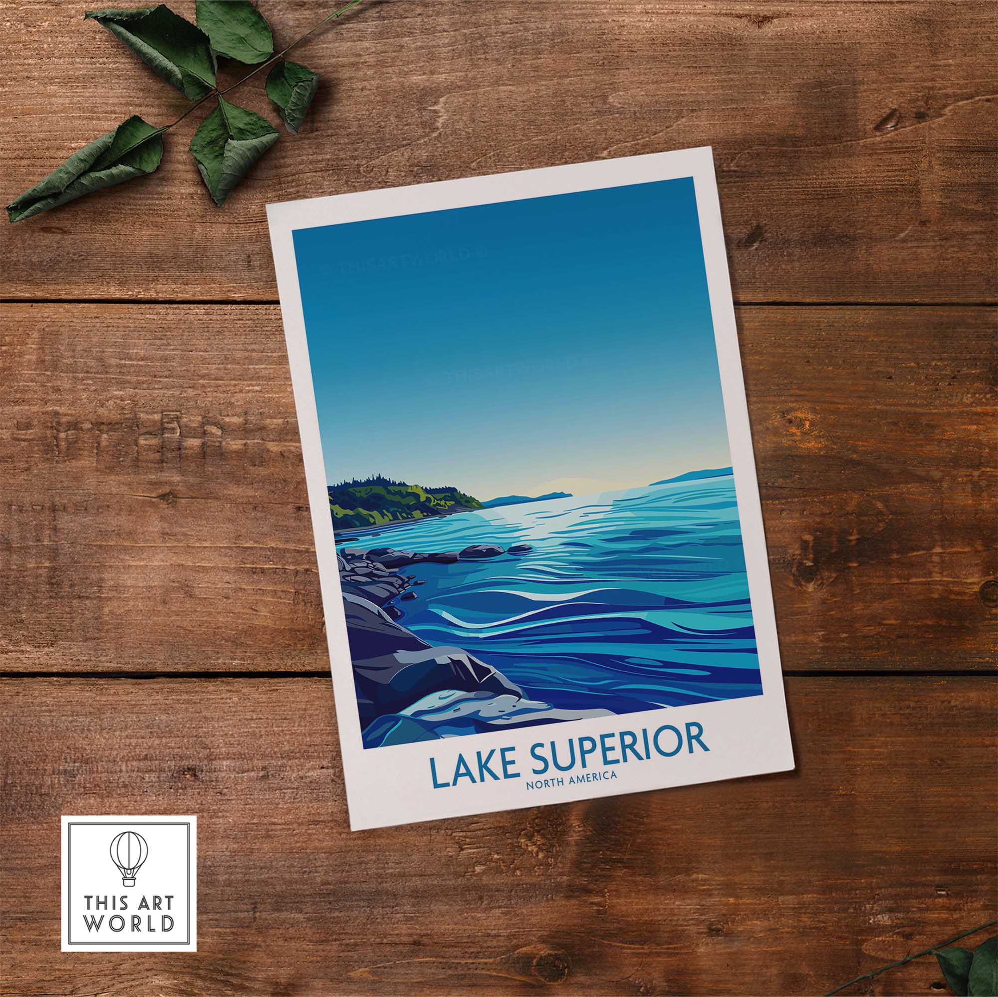 Lake Superior Wall Art Print-This Art World