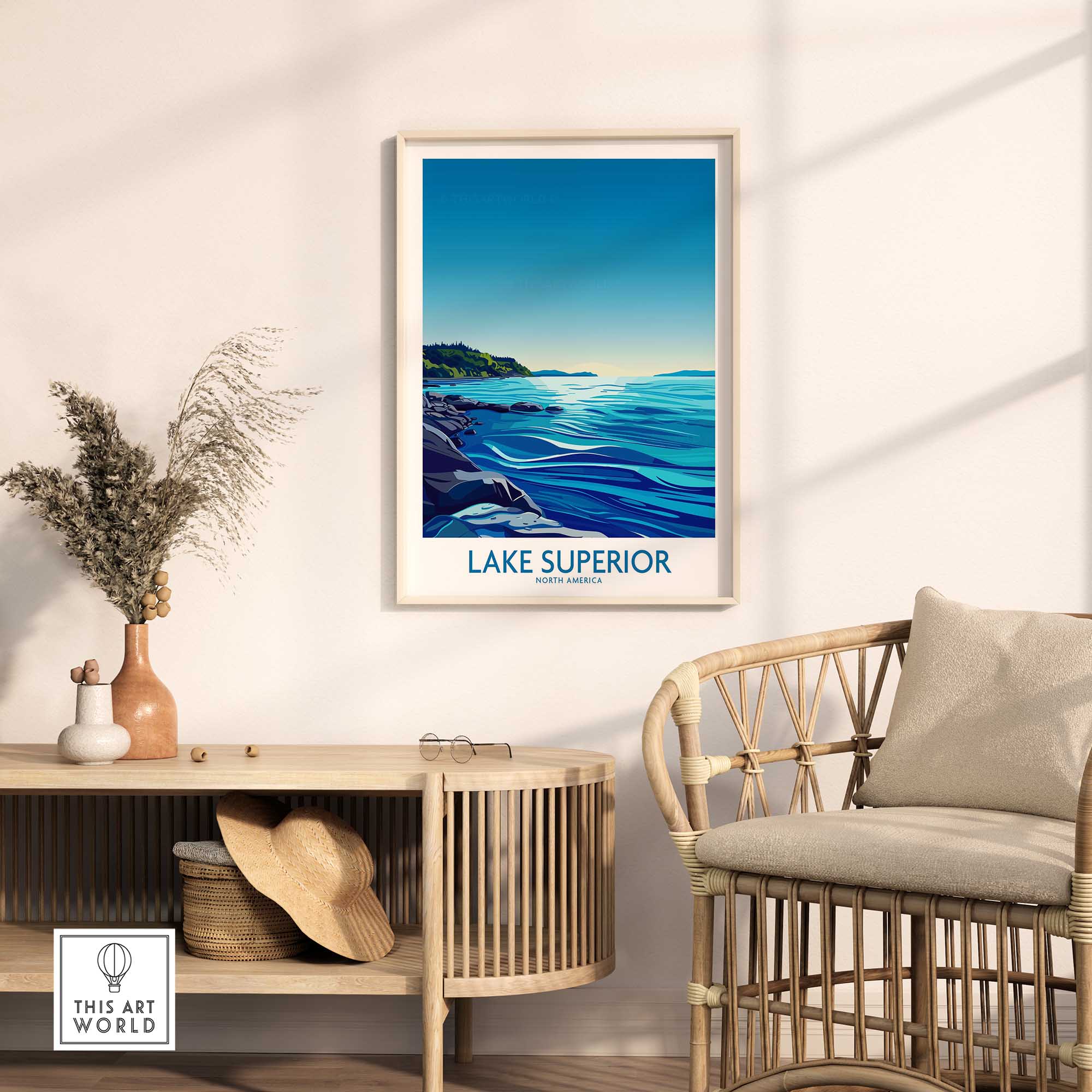 Lake Superior Wall Art Print-This Art World