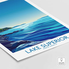 Lake Superior Wall Art Print-This Art World
