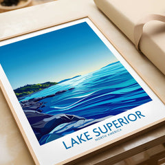 Lake Superior Wall Art Print-This Art World