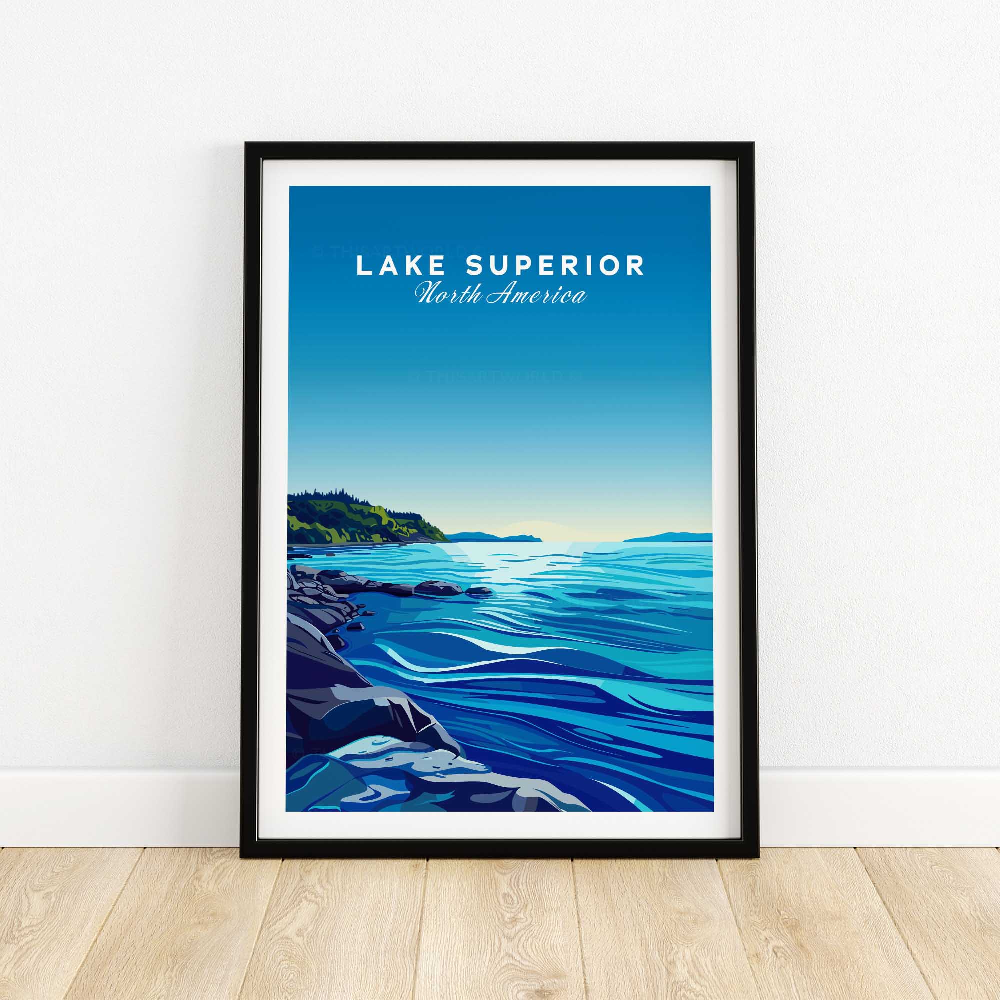 Lake Superior Wall Art-This Art World