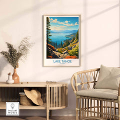 Lake Tahoe Art Print part of our best collection or travel posters and prints - This Art World