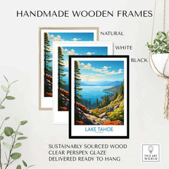 Lake Tahoe Art Print part of our best collection or travel posters and prints - This Art World