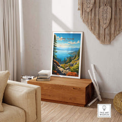 Lake Tahoe Poster part of our best collection or travel posters and prints - This Art World