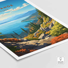 Lake Tahoe Poster part of our best collection or travel posters and prints - This Art World