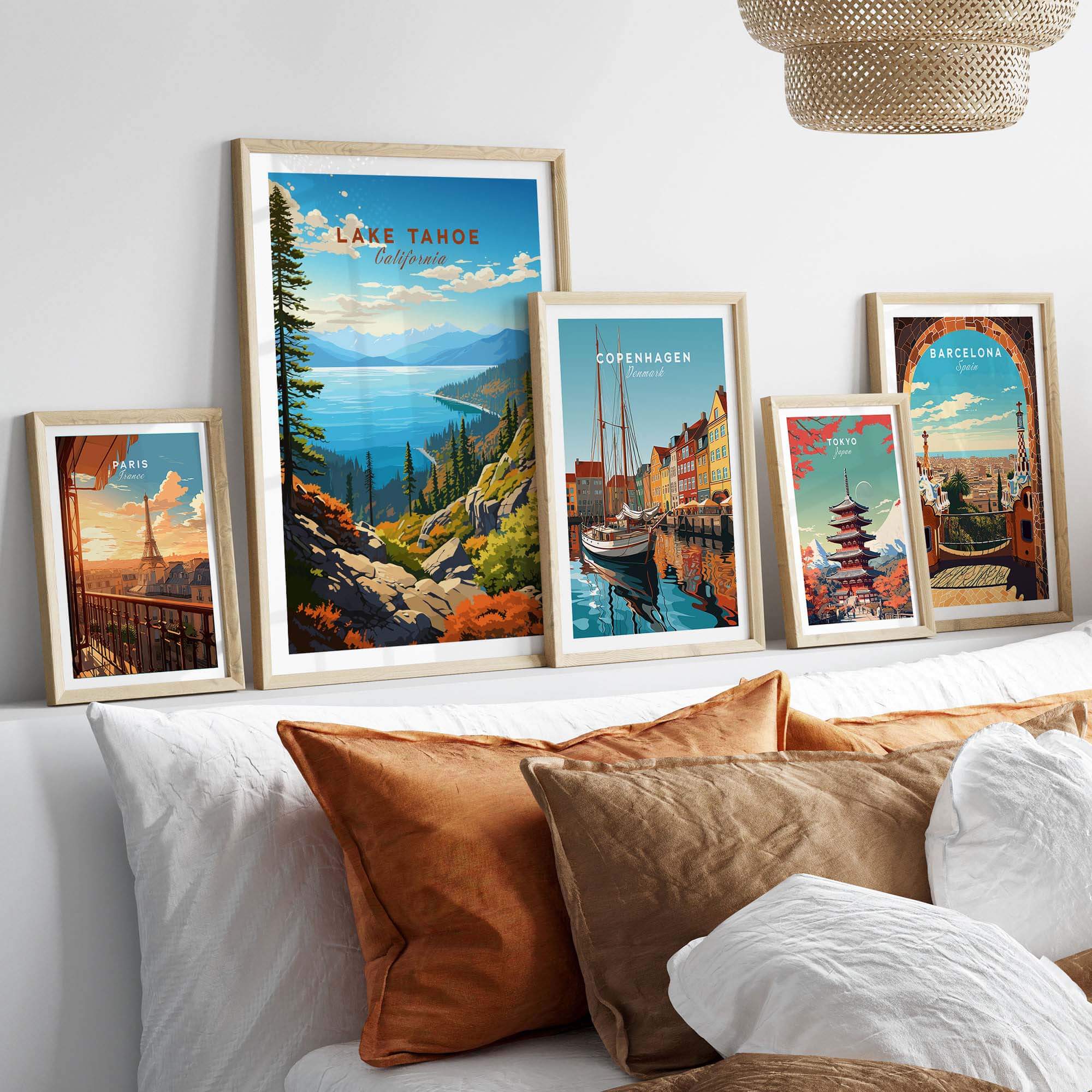 Lake Tahoe Poster part of our best collection or travel posters and prints - This Art World