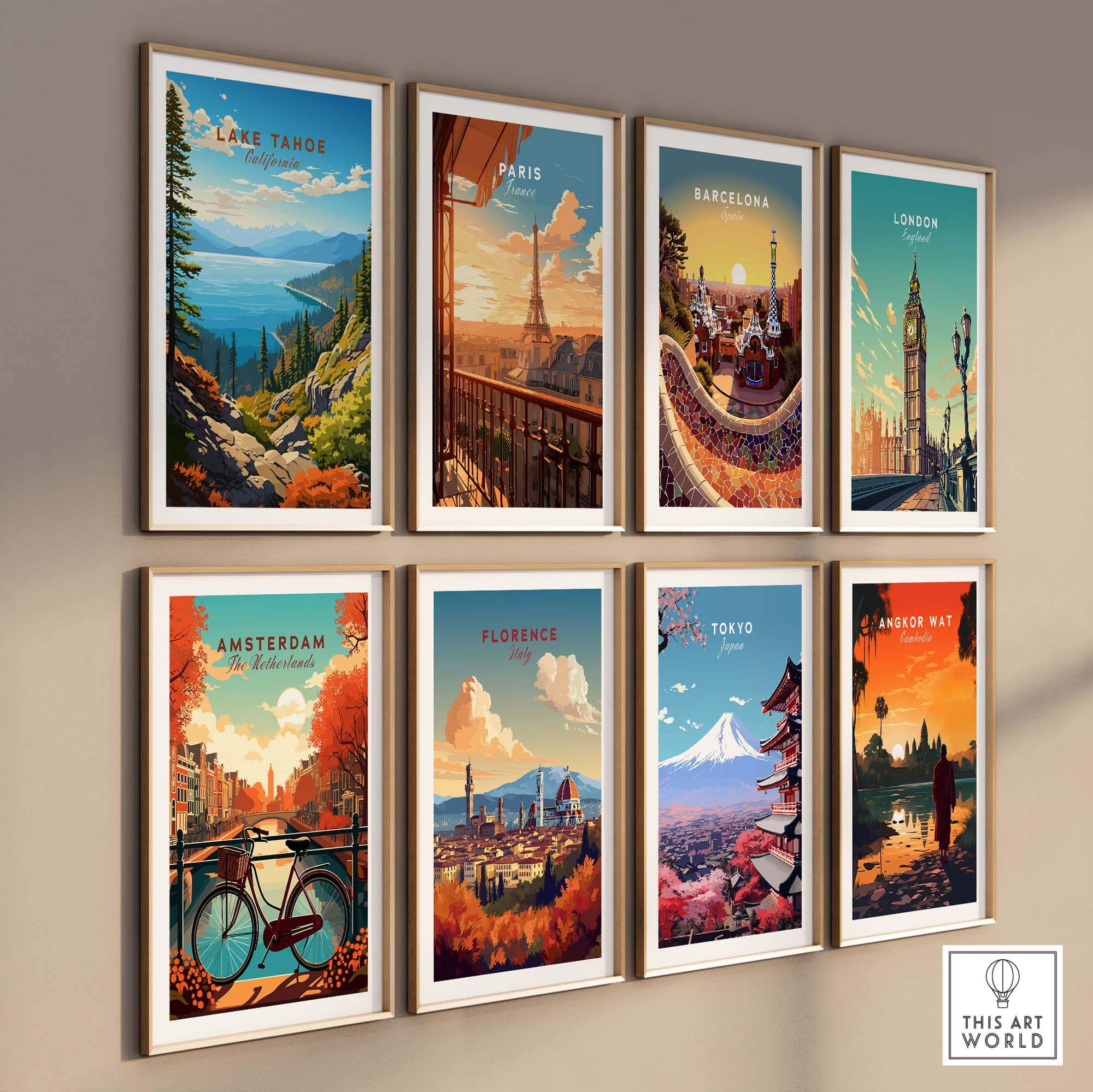 Lake Tahoe Poster part of our best collection or travel posters and prints - This Art World
