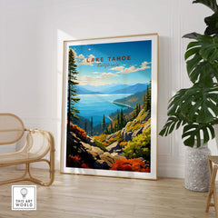 Lake Tahoe Poster part of our best collection or travel posters and prints - This Art World