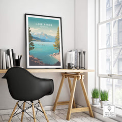 Lake Tahoe Print part of our best collection or travel posters and prints - This Art World