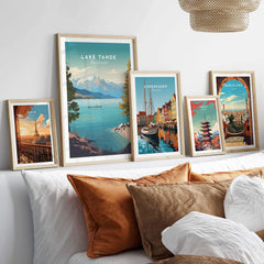 Lake Tahoe Print part of our best collection or travel posters and prints - This Art World