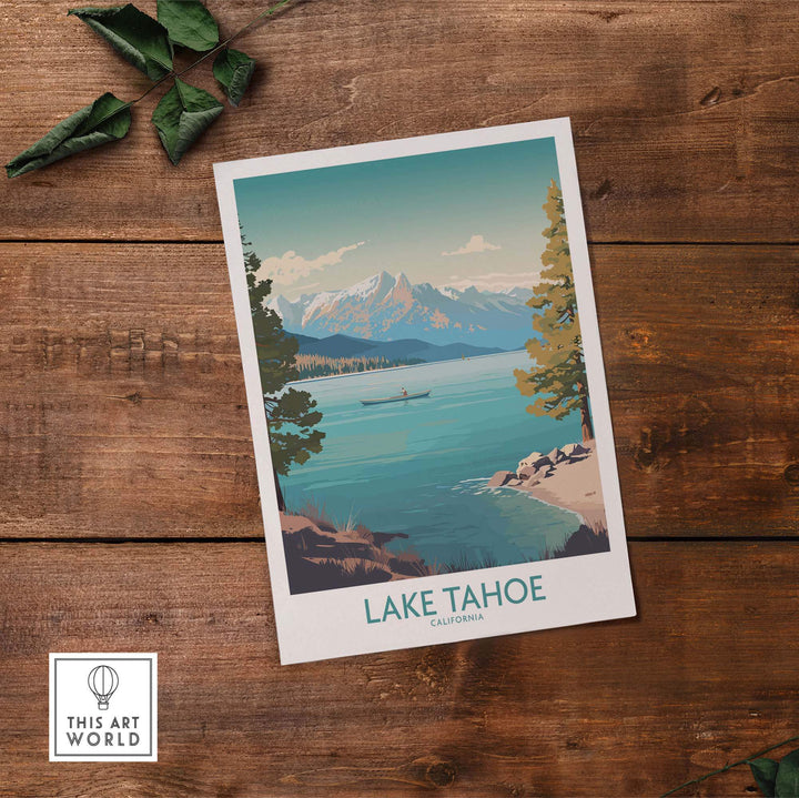 Lake Tahoe Wall Art part of our best collection or travel posters and prints - This Art World
