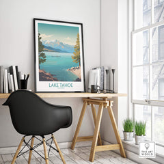 Lake Tahoe Wall Art part of our best collection or travel posters and prints - This Art World