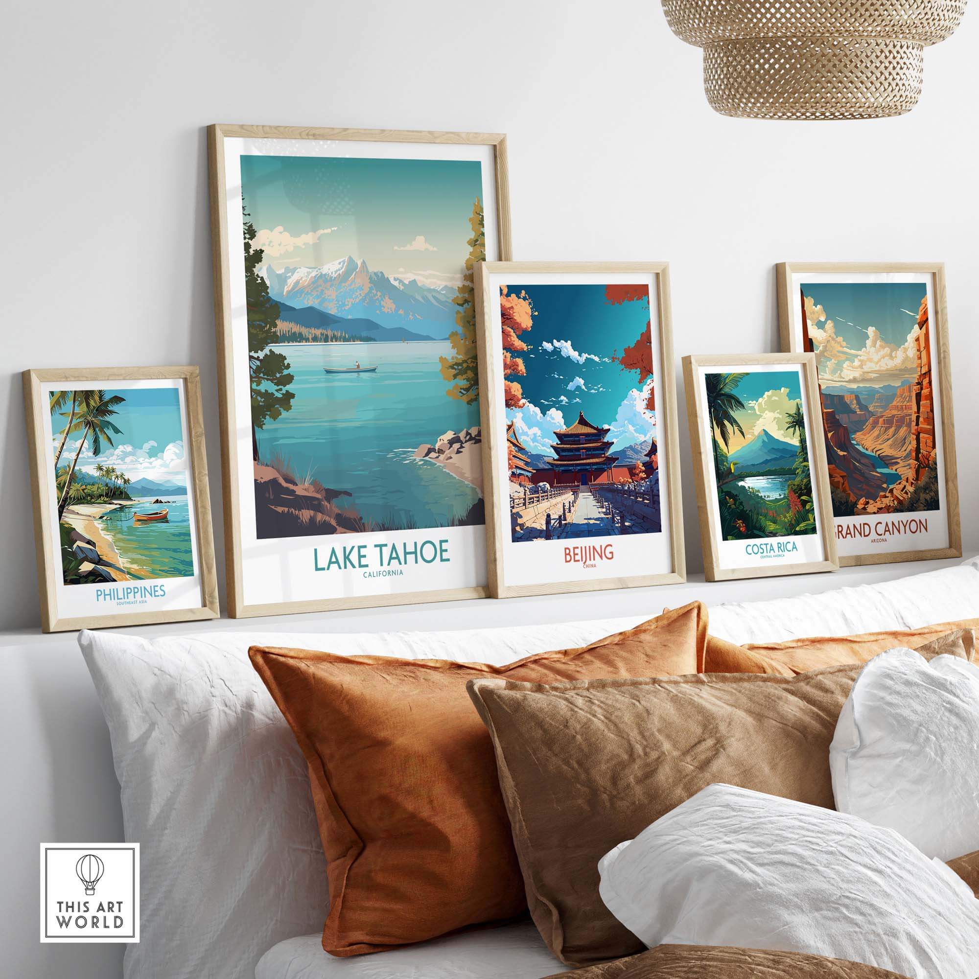 Lake Tahoe Wall Art part of our best collection or travel posters and prints - This Art World