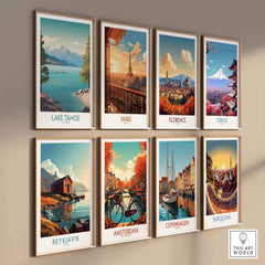 Lake Tahoe Wall Art part of our best collection or travel posters and prints - This Art World