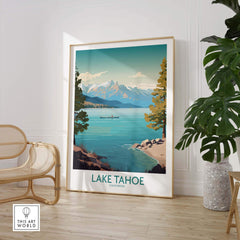 Lake Tahoe Wall Art part of our best collection or travel posters and prints - This Art World