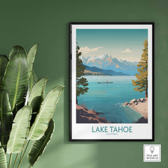 Lake Tahoe Wall Art part of our best collection or travel posters and prints - This Art World