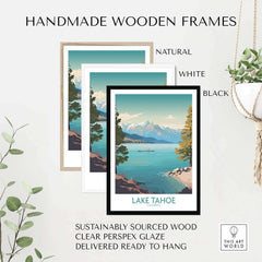 Lake Tahoe Wall Art part of our best collection or travel posters and prints - This Art World