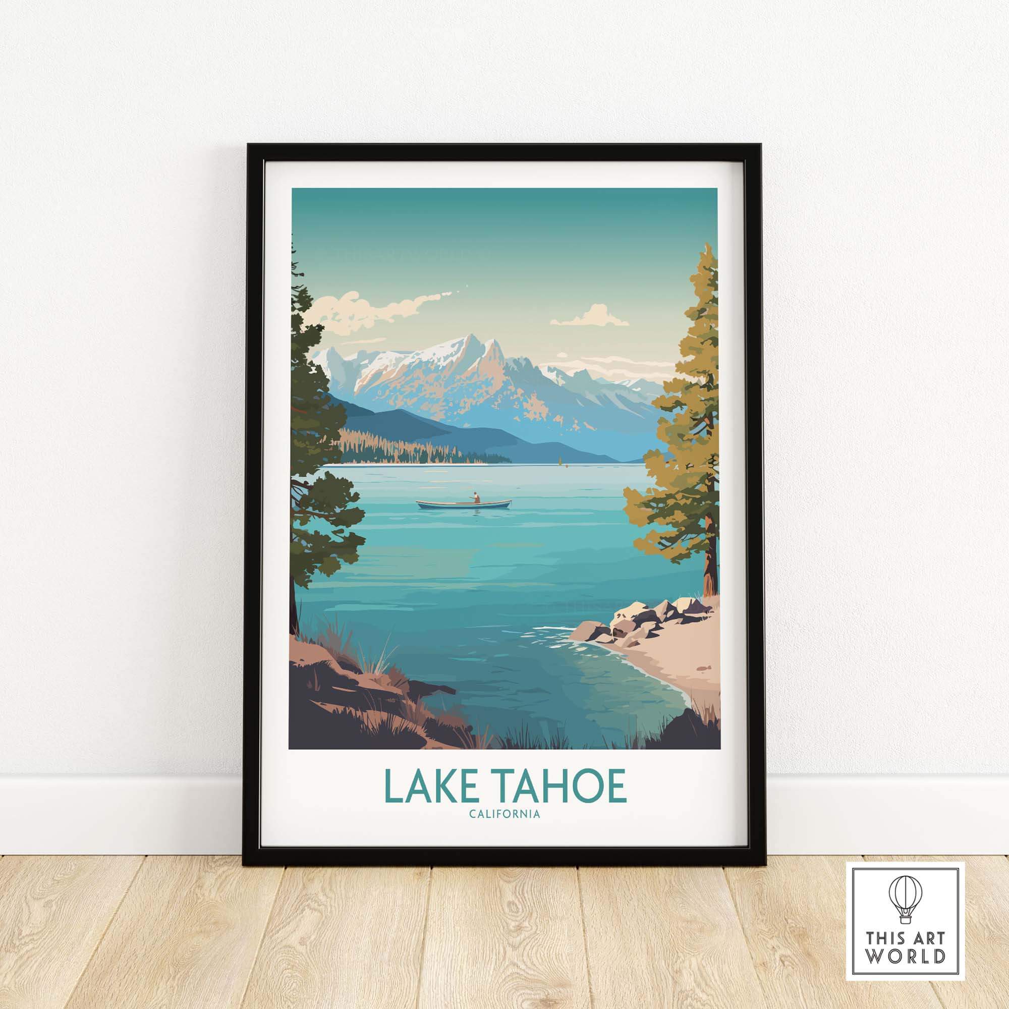 Lake Tahoe Wall Art part of our best collection or travel posters and prints - This Art World