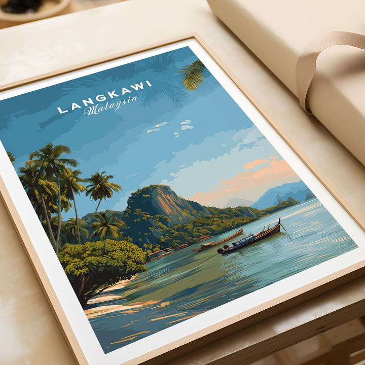 Langkawi Print | Southeast Asia Wall Decor showcasing tropical landscapes and serene coastal views.