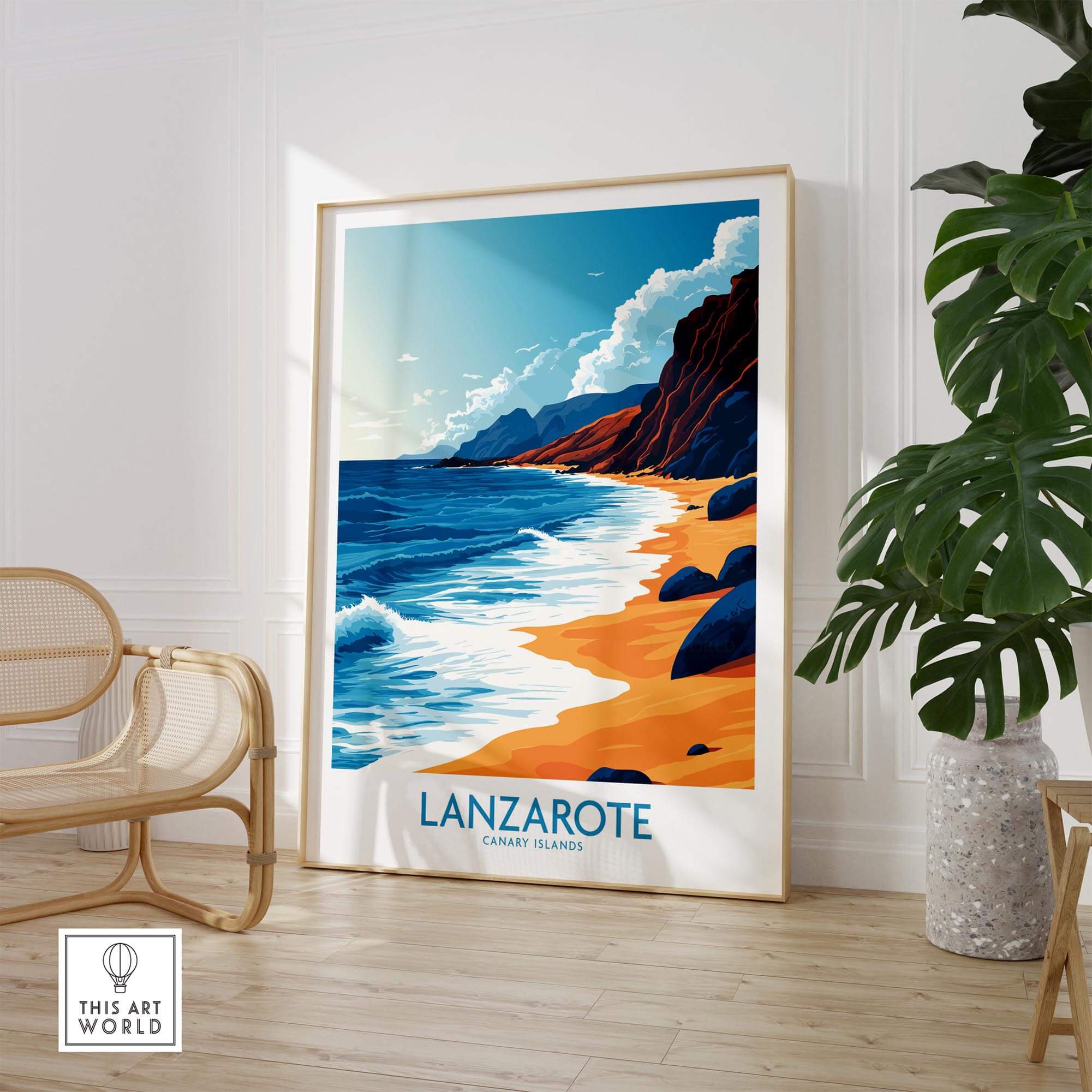 Lanzarote Canary Islands Print - Stunning Travel Art – This Art World