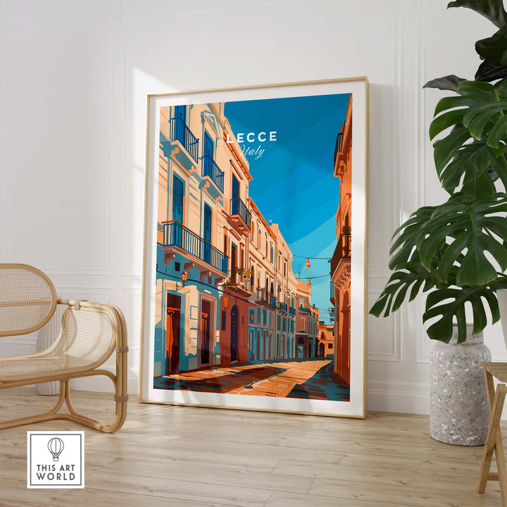 Lecce Travel Poster