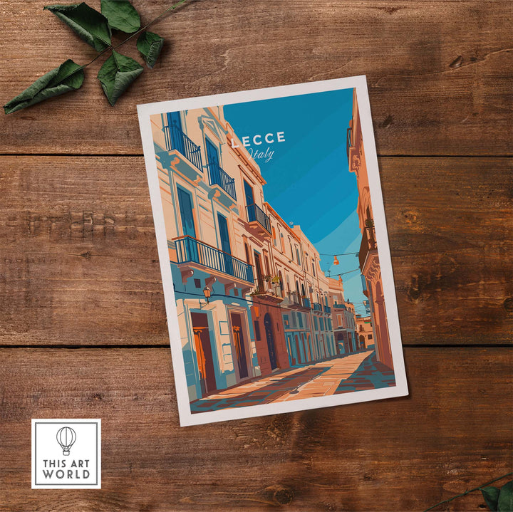 Lecce Travel Poster