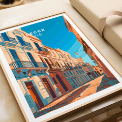 Lecce Travel Poster