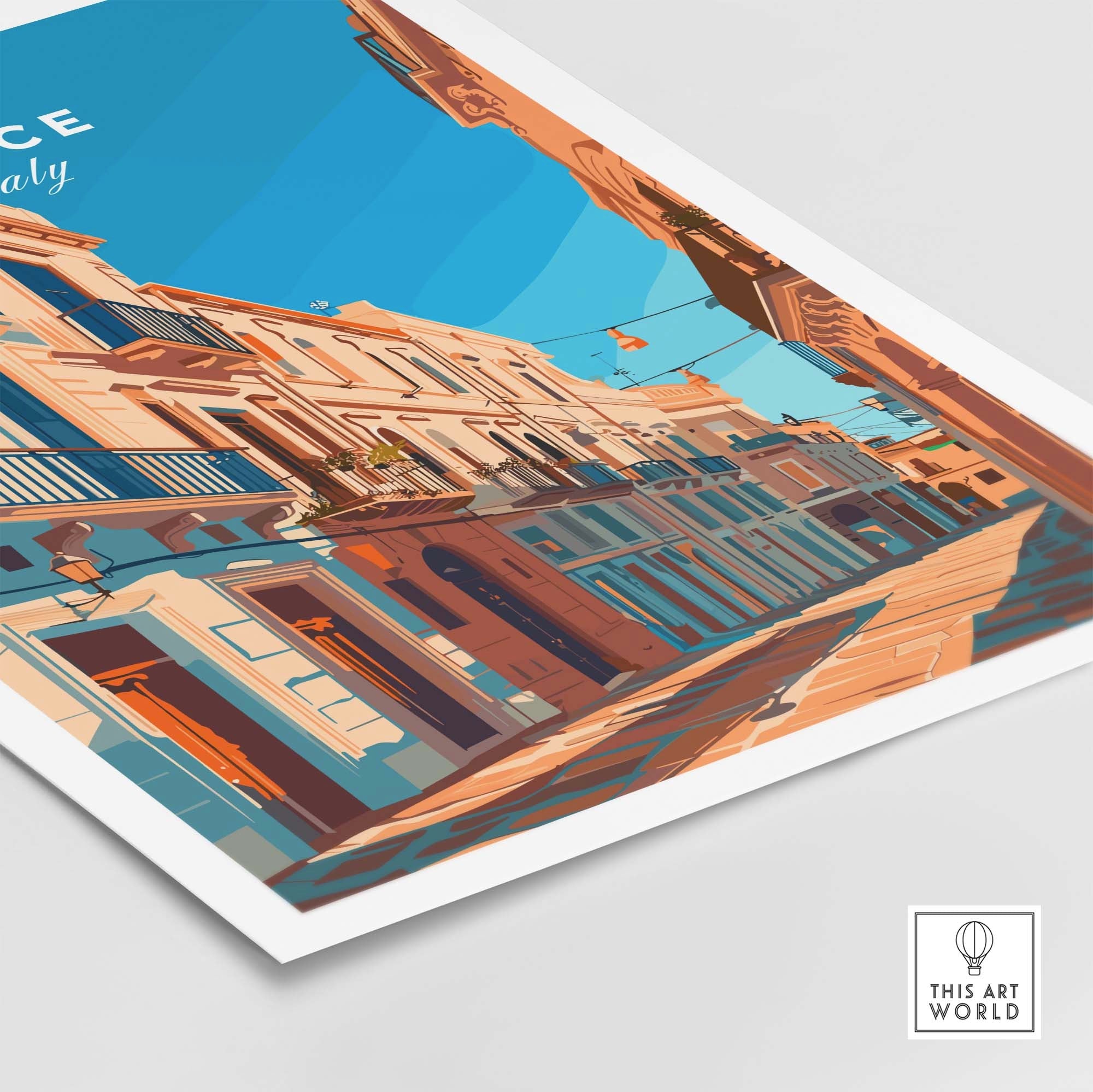 Lecce Travel Poster