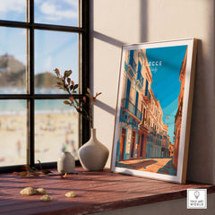 Lecce Travel Poster