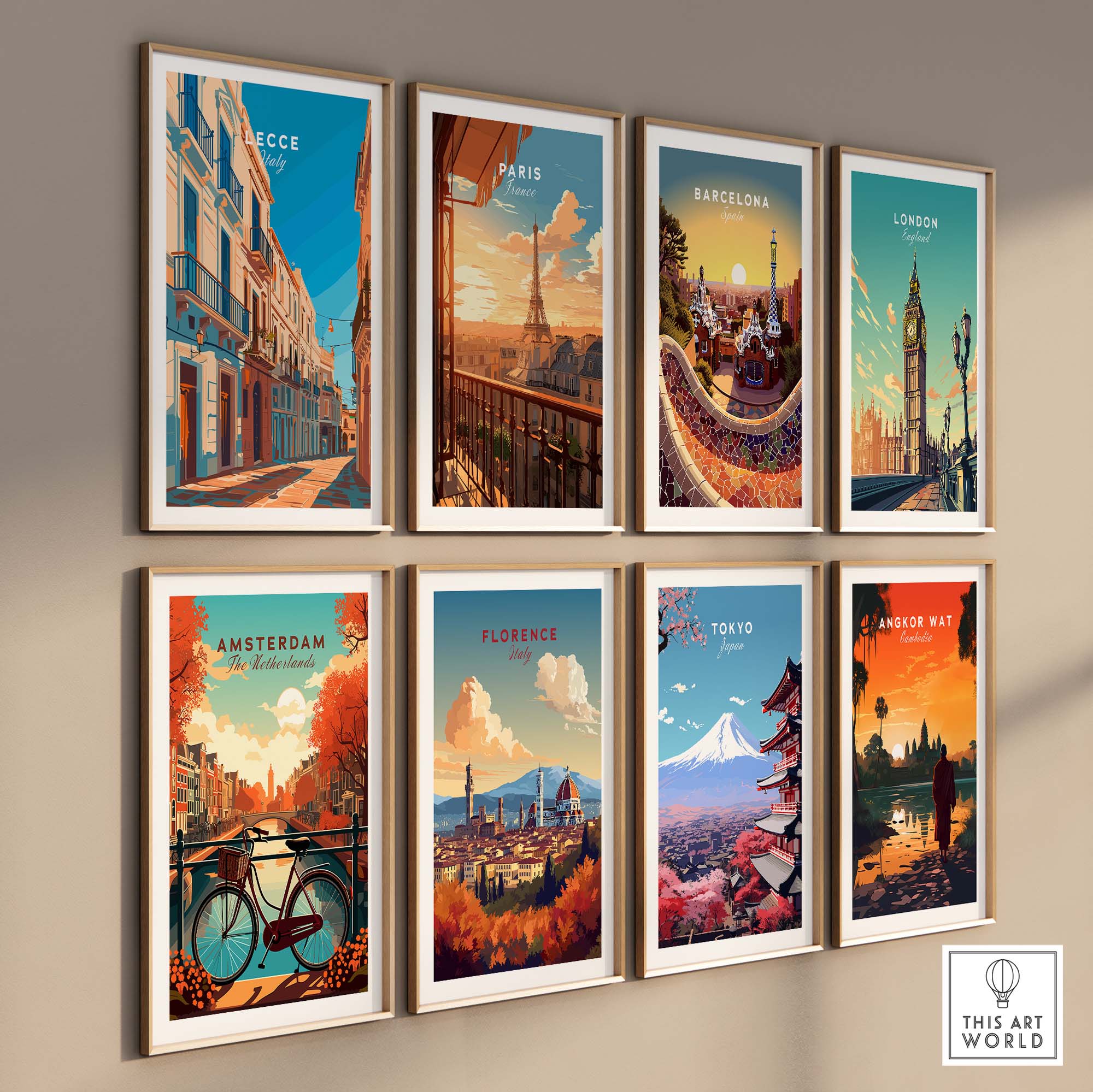 Lecce Travel Poster