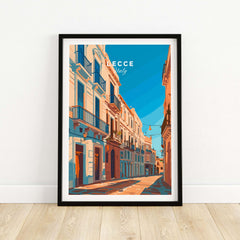 Lecce Travel Poster