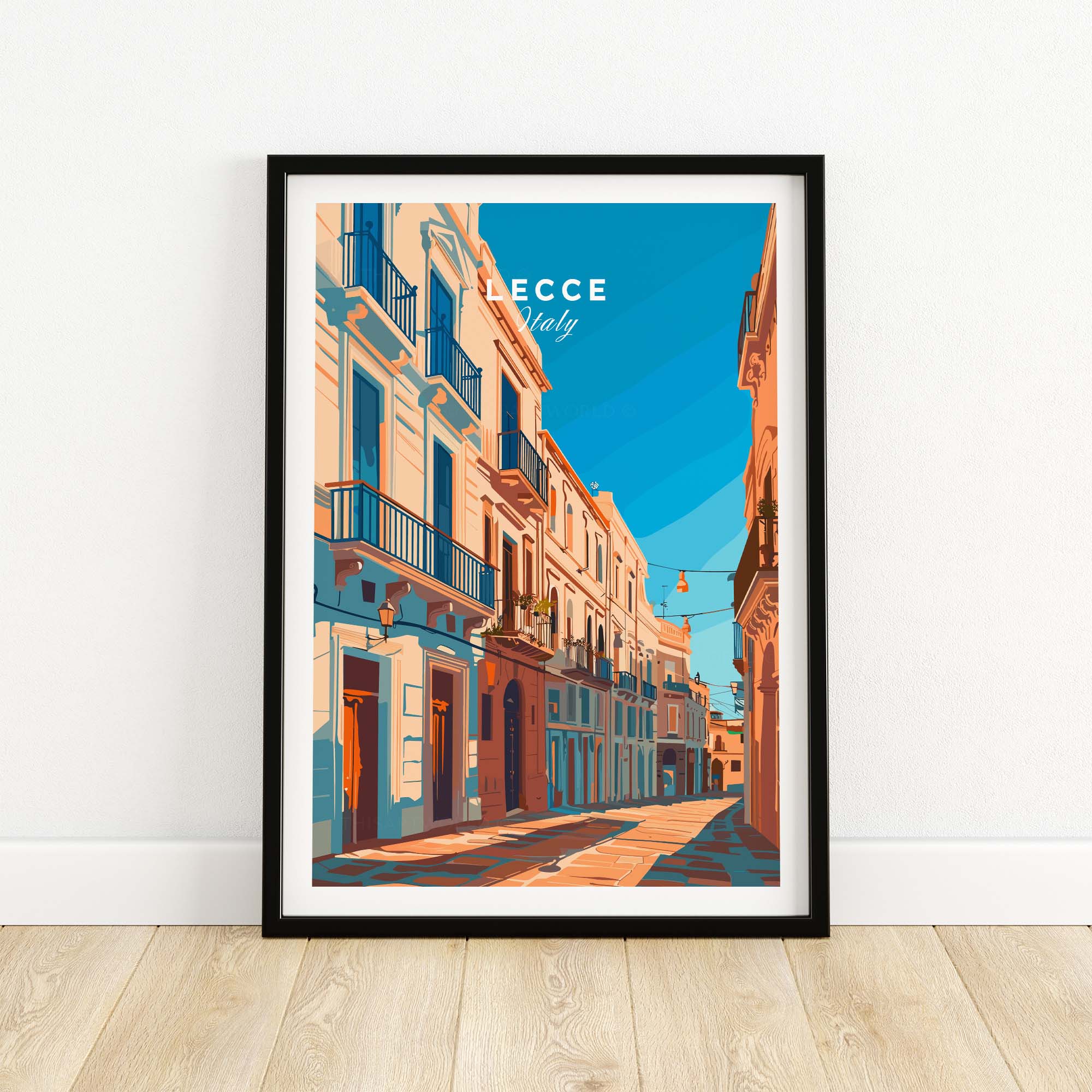 Lecce Travel Poster