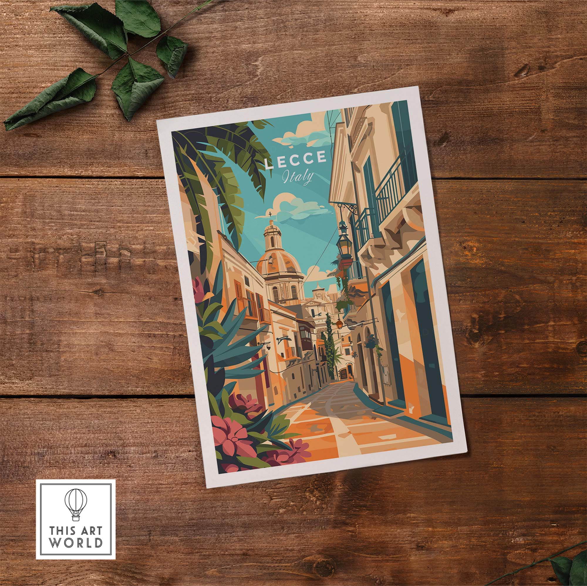 Lecce Travel Print