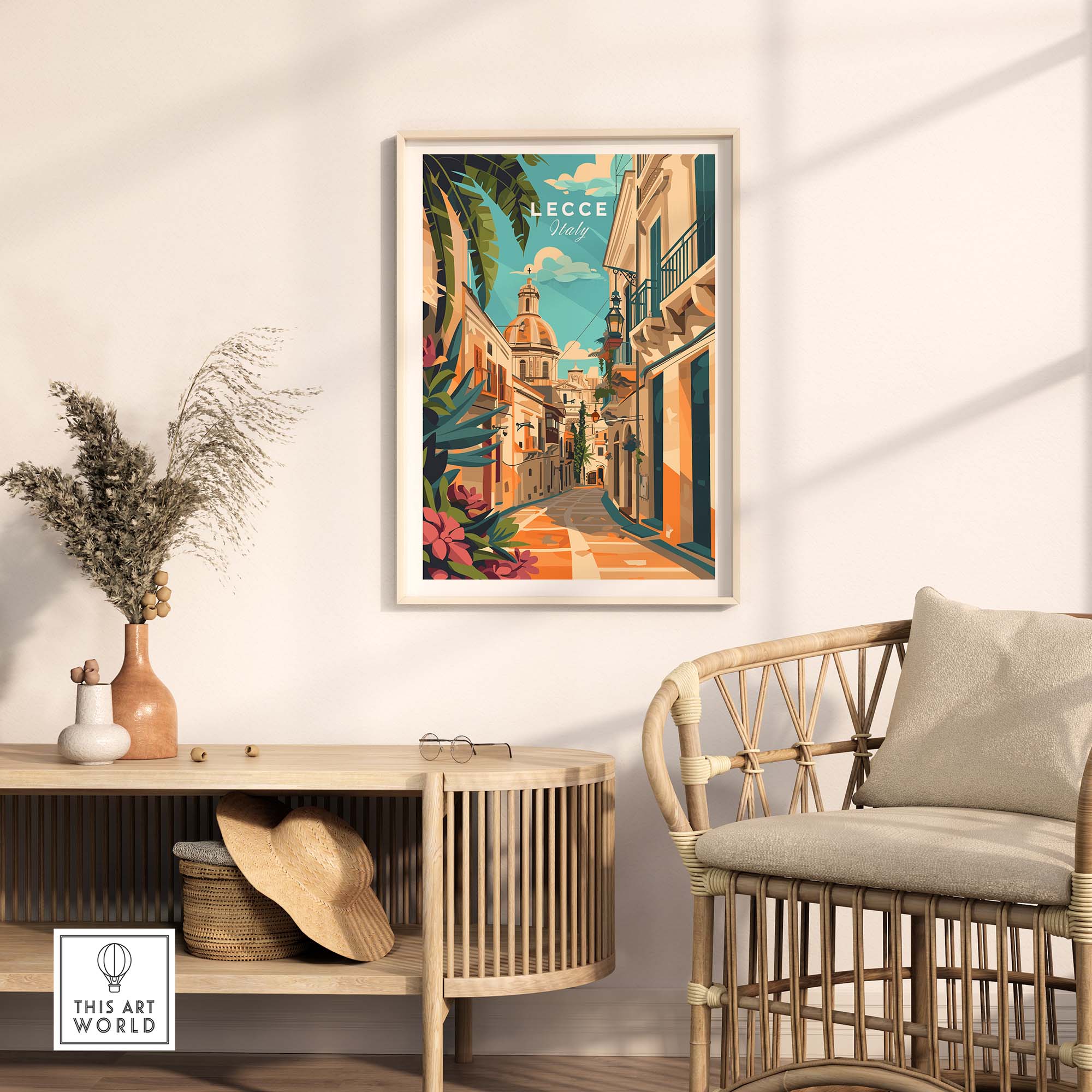 Lecce Travel Print
