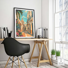 Lecce Travel Print