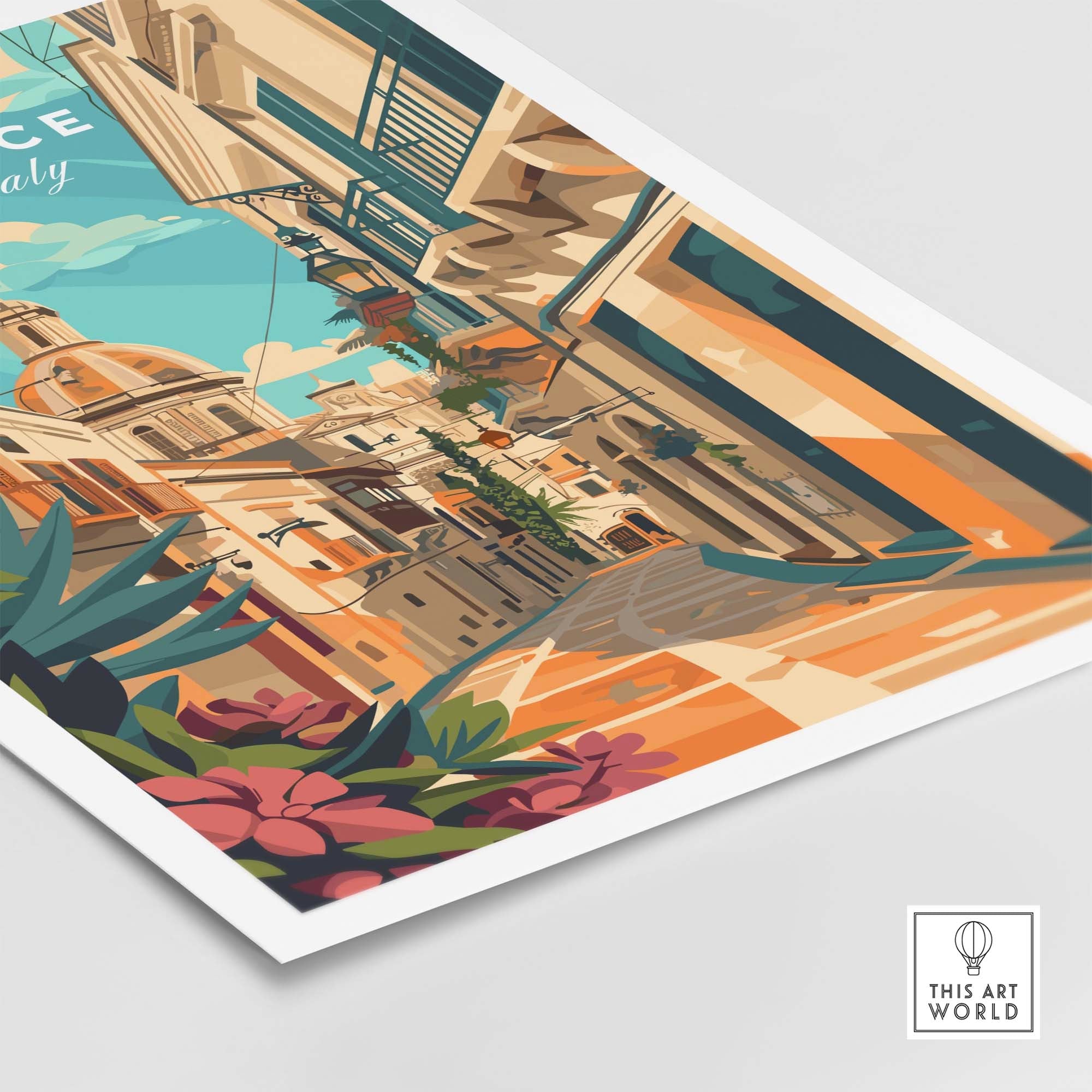 Lecce Travel Print